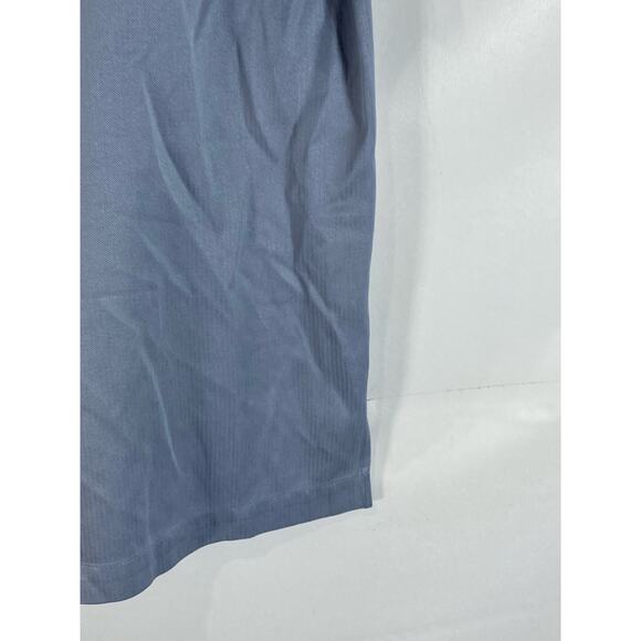 TOMMY BAHAMA Men's Blue Vintage Silk/Cotton Button-Up Short Sleeve Shirt SZ L - Picture 10 of 15